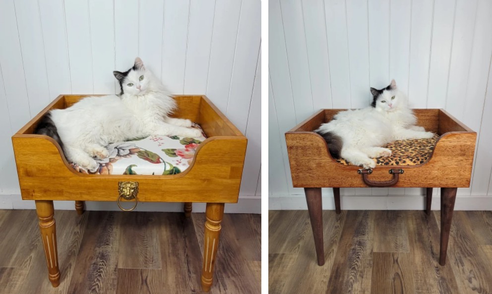 meuble lit chic de luxe pour chat